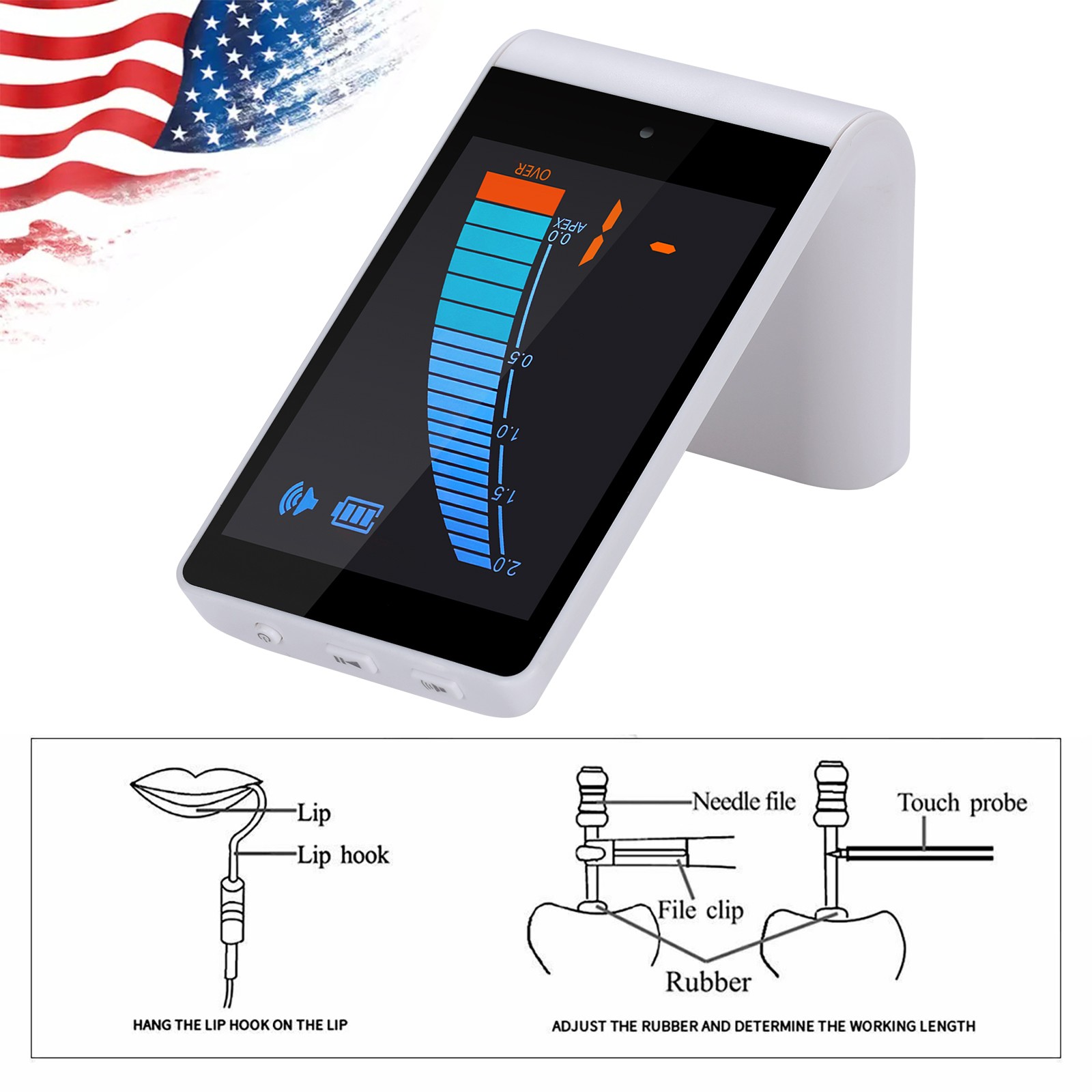 Dental Wireless Gutta Percha Obturation Heated Pen / Electric Endo Apex Locator