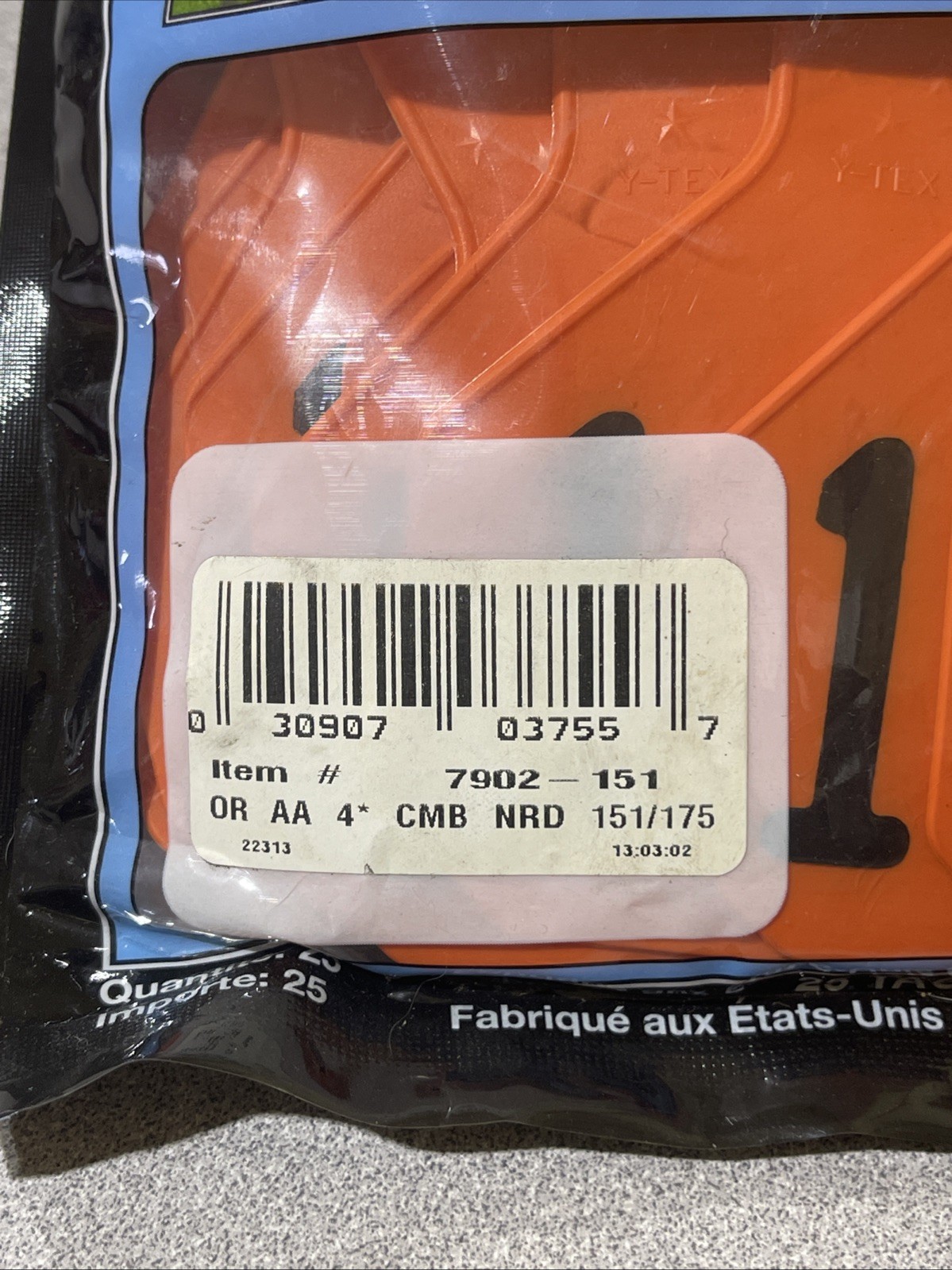 Y-Tex 4 Star Large Cattle Tags 25 Pack, 2 Piece Ear Tag System, Orange, 151-175