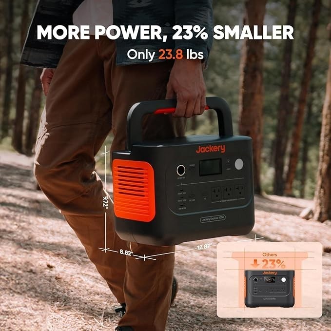 Jackery Refurbished Explorer 1000 v2 Portable Power Station,1065Wh Battery