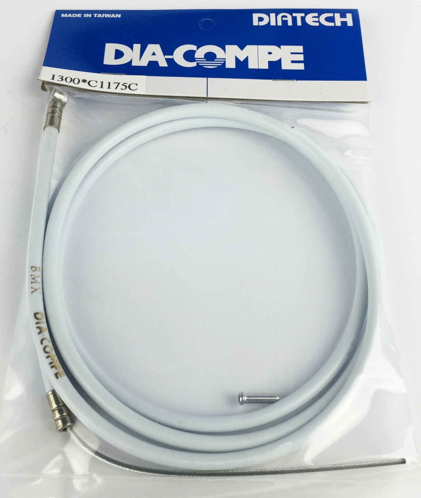 Dia-Compe REAR BMX bicycle brake cable - WHITE