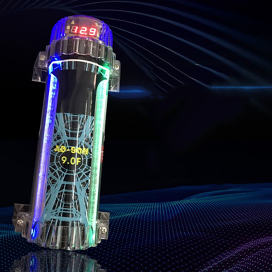 9.0 Farad Capacitor Auto Car Audio Digital Voltage Power Subwoofer Modification