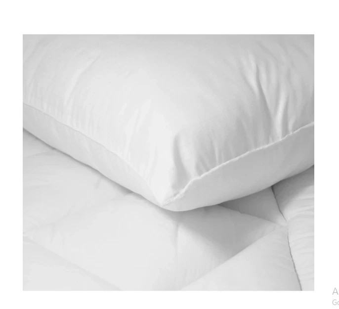 Mainstays Comfort Complete Bed Pillow, Standard/Queen (2 Pack)