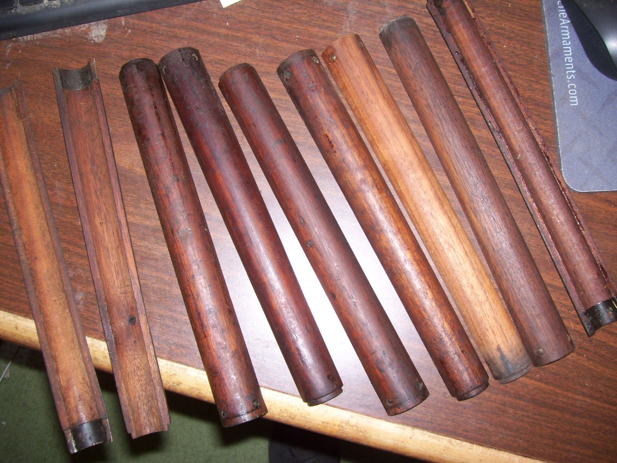 1917 US Enfield Front Hand Guard Half - USED  P14?  P17? solid walnut  WWI WWII