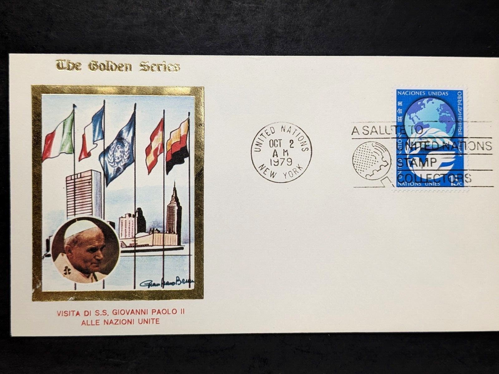 Pope John Paul II, The Golden Series Trip to Ireland, US & UN Covers