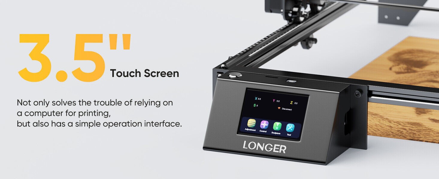 60W Laser Engraver 10000mm/min High Precision Laser Engrave Longer Ray5 5W