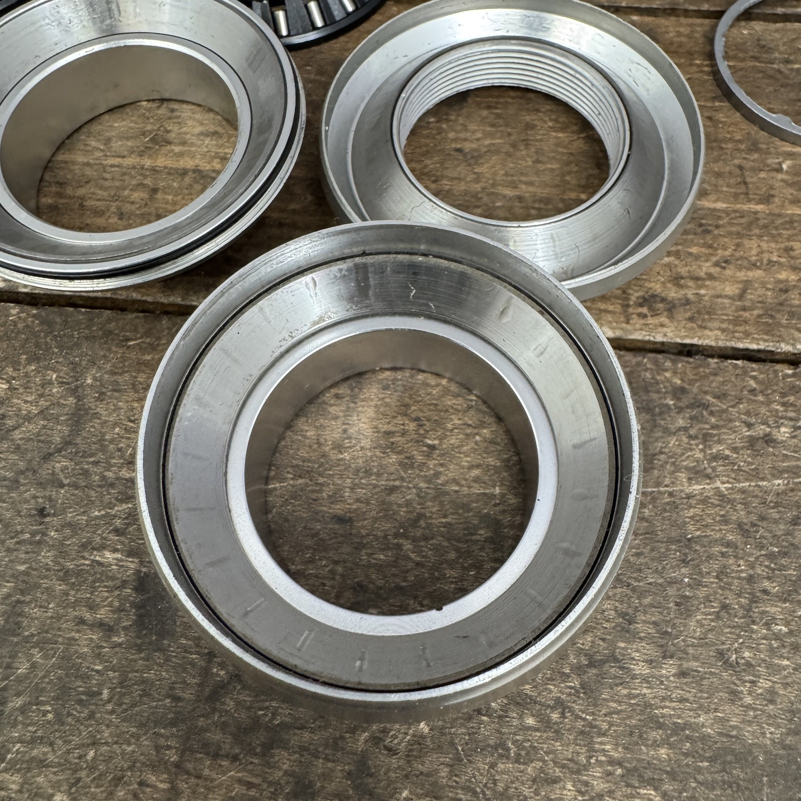 Odyssey Toro Pro 1 1/8 Threaded Headset 34mm 90s MTB Silver NOS Needle Bearings