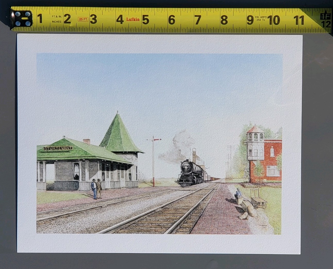 Sturtevant WI Art Print 8.5 X 11.  Fundraiser For Museum Milwaukee Road