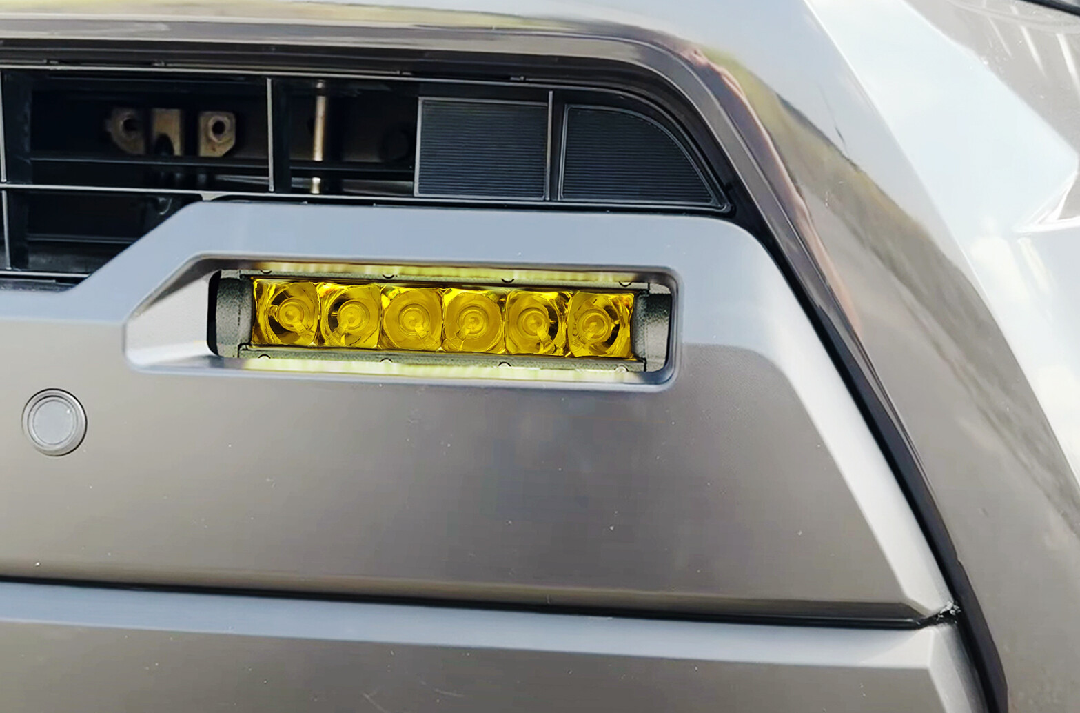 Yellow LED Fog Pocket Light Kit For Toyota 22+ Tundra/Sequoia 24+ Tacoma/4Runner