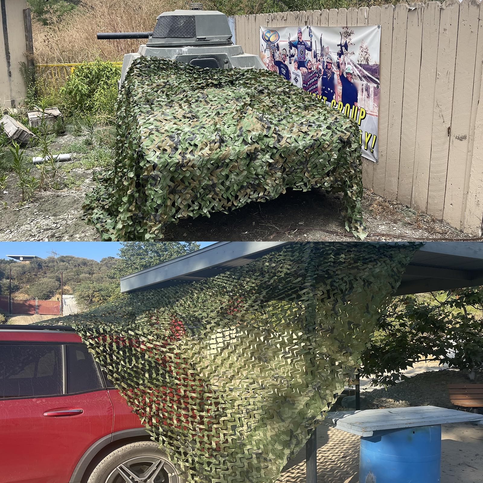 13x20ft Camping Camouflage Netting Military Camo Sunshade Mesh Hunting Car Cover