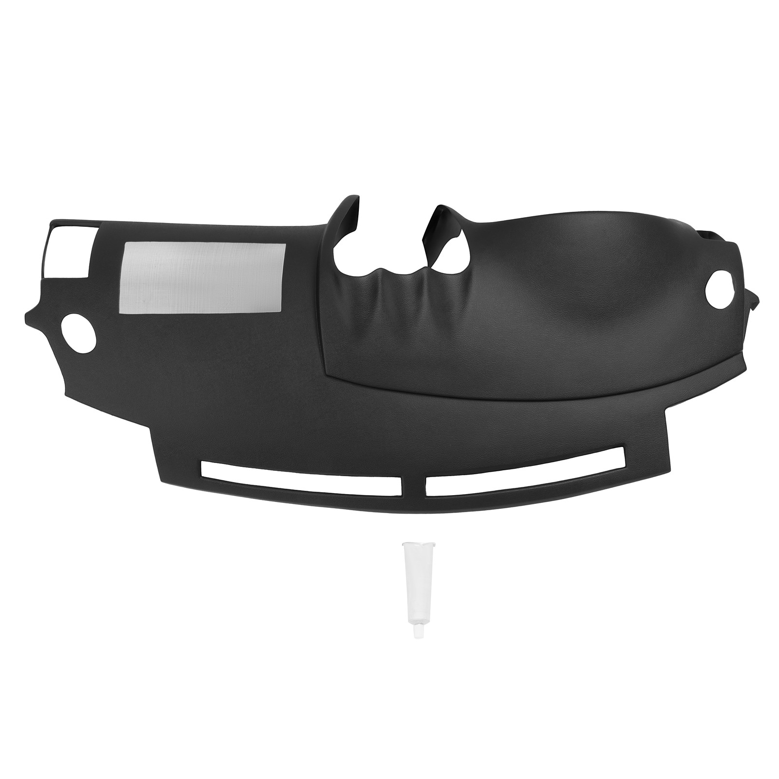 Molded Dashboard Cover Center Dash Cap Overlay Black For Nissan Altima 2008-2012