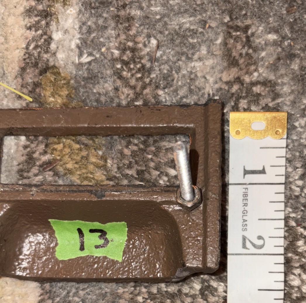 Set 4 Antique Cast Iron Bin Filing Cabinet Pulls Antique Copper Bronze