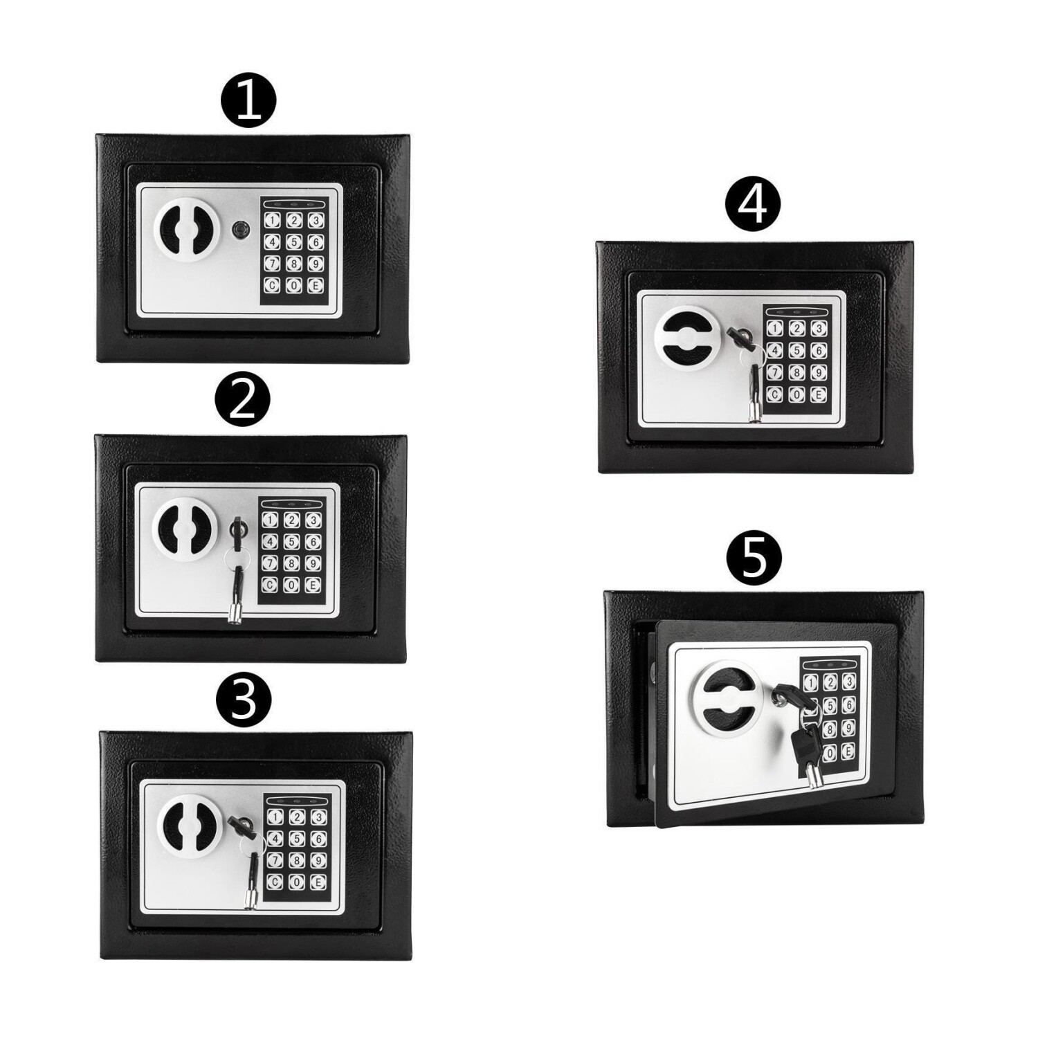 Digital Electronic Safe Box Keypad Lock Security Home Office Cash Jewelry Gun US