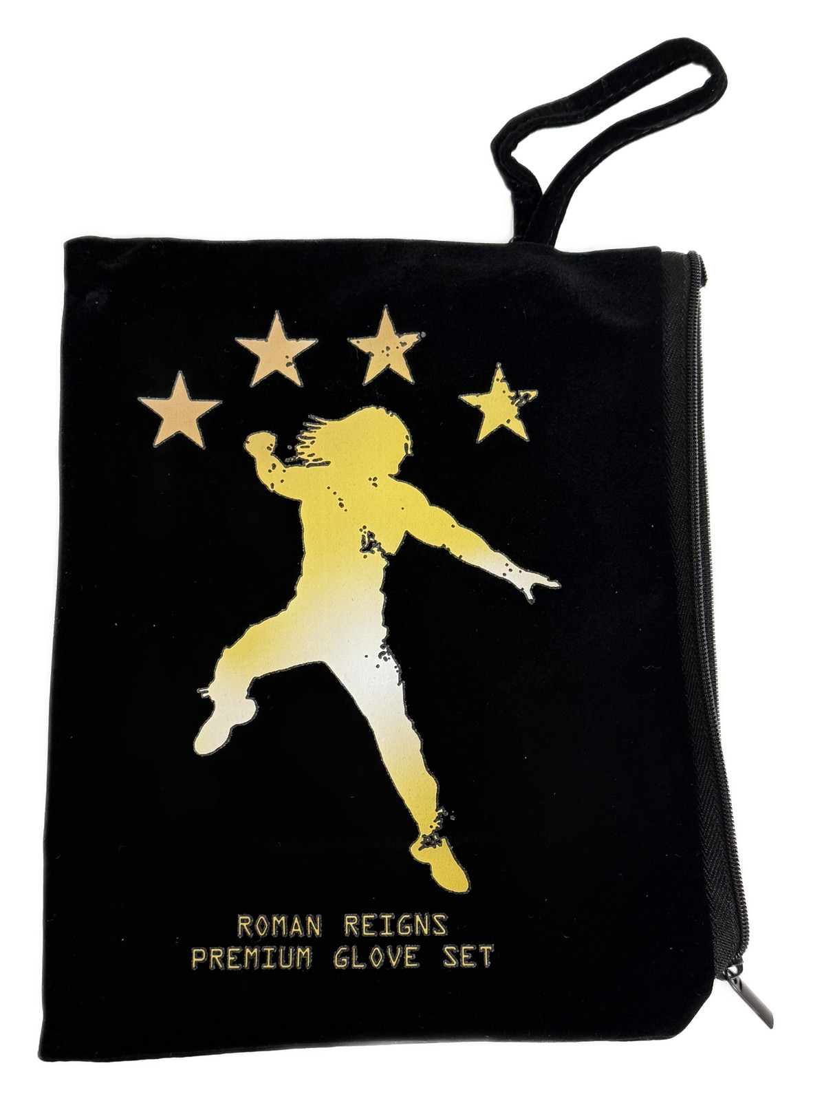 Premium Gold Roman Reigns Glove and Gauntlet Set