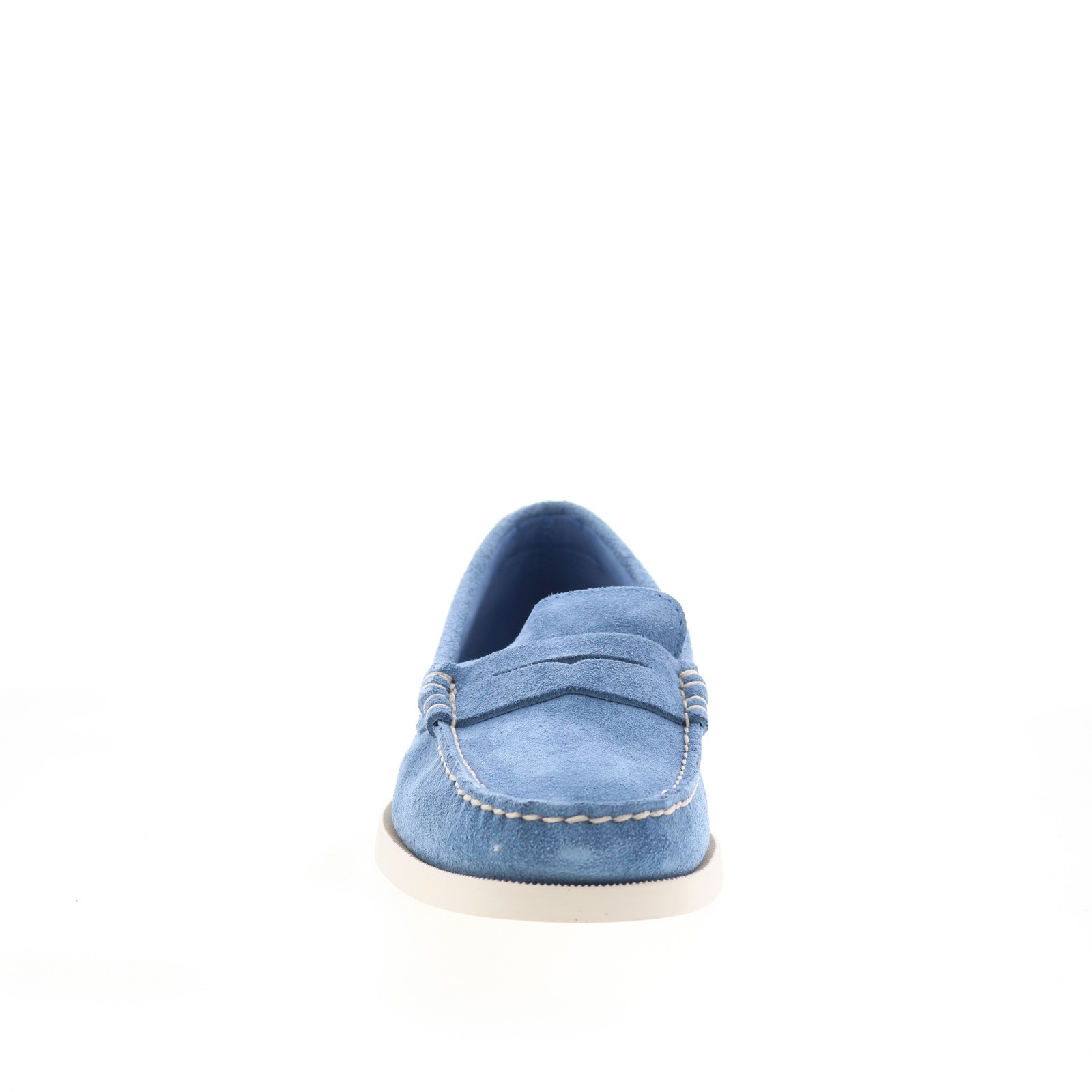 Sebago Dan Boat Roughout Mens Blue Loafers & Slip Ons Casual Shoes