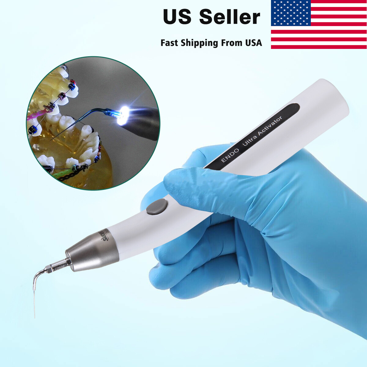 Dental Endo Ultra Activator Ultrasonic Irrigator Root Canal Scaling Handpiece