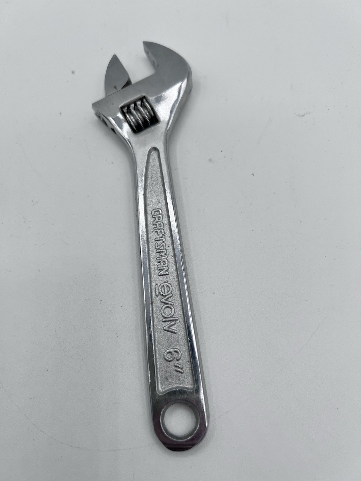 Craftsman Evolv 6" Adjustable Wrench Chrome 16568 Z