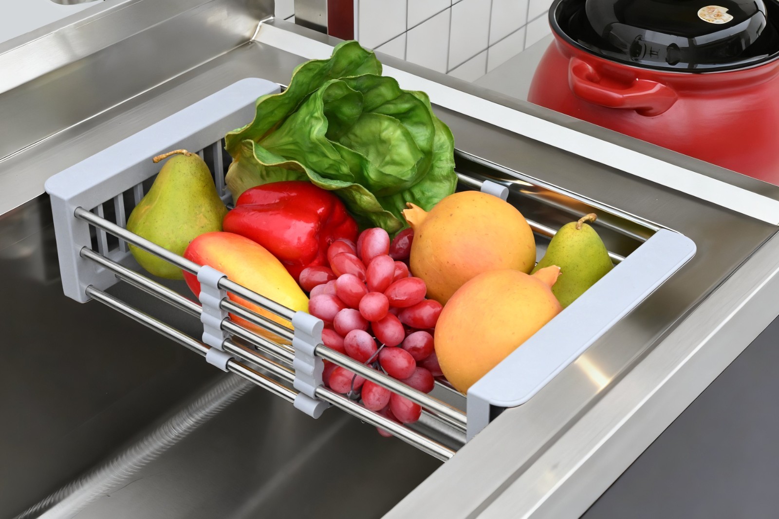 Free Standing Commercial Stainless Steel sink 39" Kitchen Utility Sink