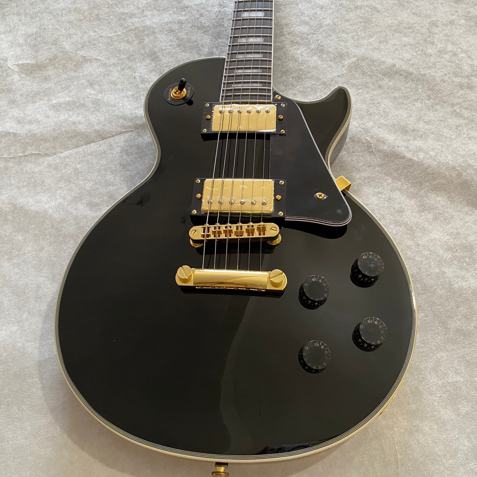 Les Paul Custom Black Beauty electric guitar solid mahogany body Real Photo