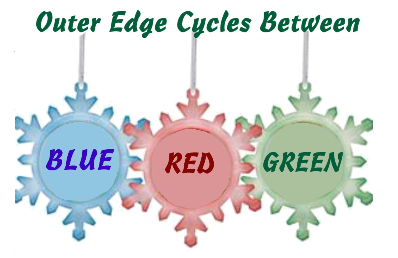 Seattle Seahawks Super Bowl 60 Snowflake Lit Holiday Christmas Tree Ornament