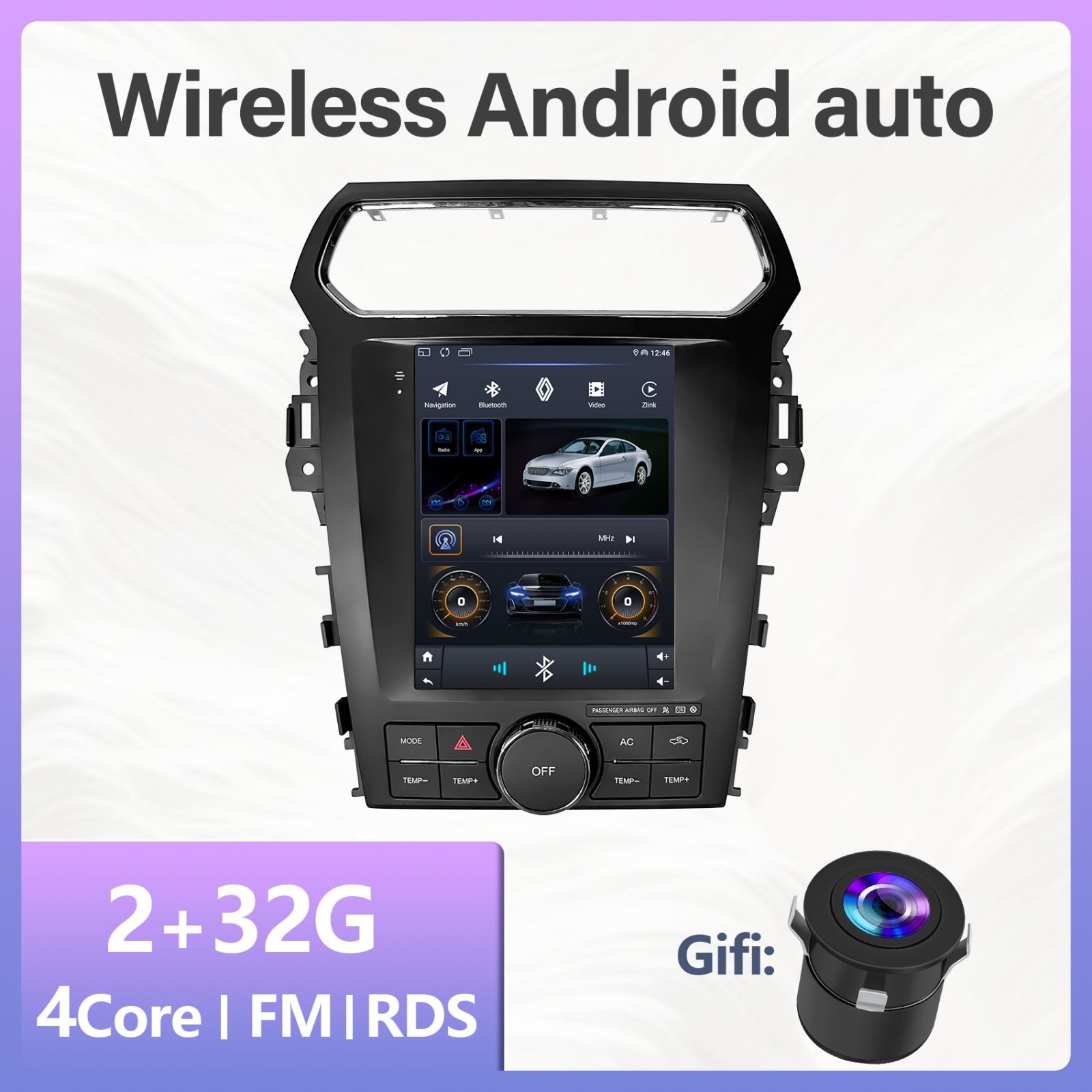 9.7" Car Stereo Radio For Ford Explorer 2011-2019 Android 13 GPS Nav WIFI FM RDS