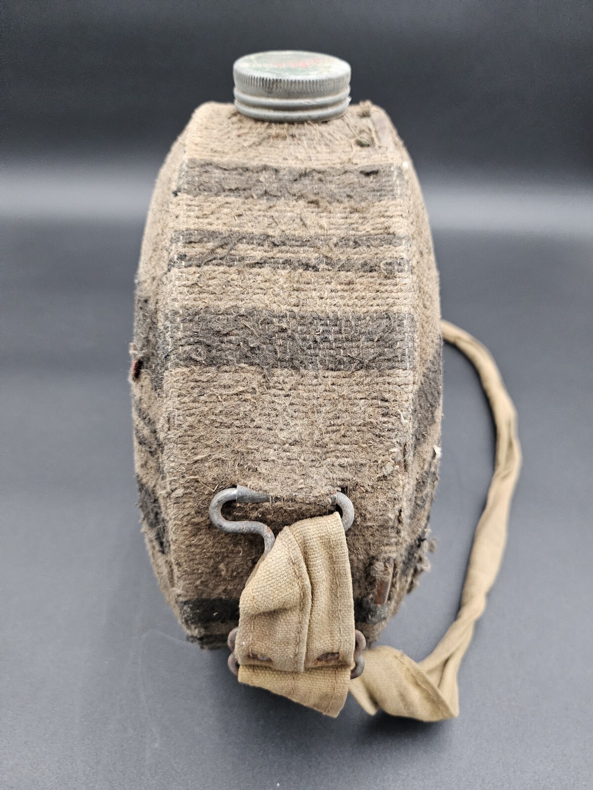 Vintage Bear Brand Canteen w/ Cover and Strap