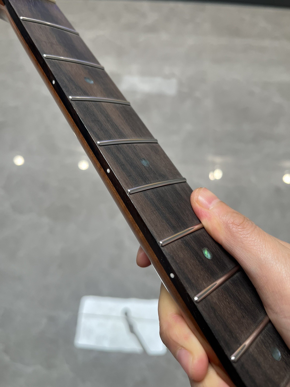 NEW Stainless Rosewood 22fret DIY Roasted Flame Maple electric guitar neck