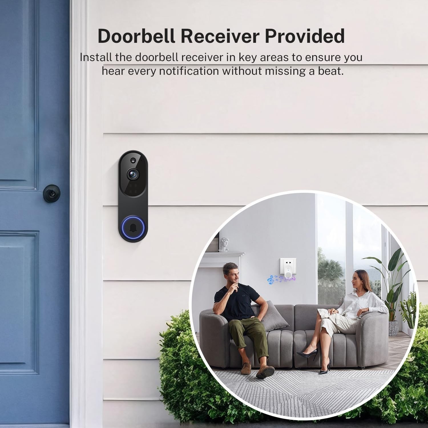 Ring Video Doorbell 1080p HD Camera WI-FI Night Vision Motion Detection Wireless
