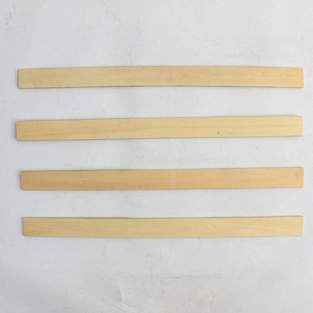 10pcs Wooden Strip Bed Slats 53MM Width Replacement Bed Slats Slightly Curved