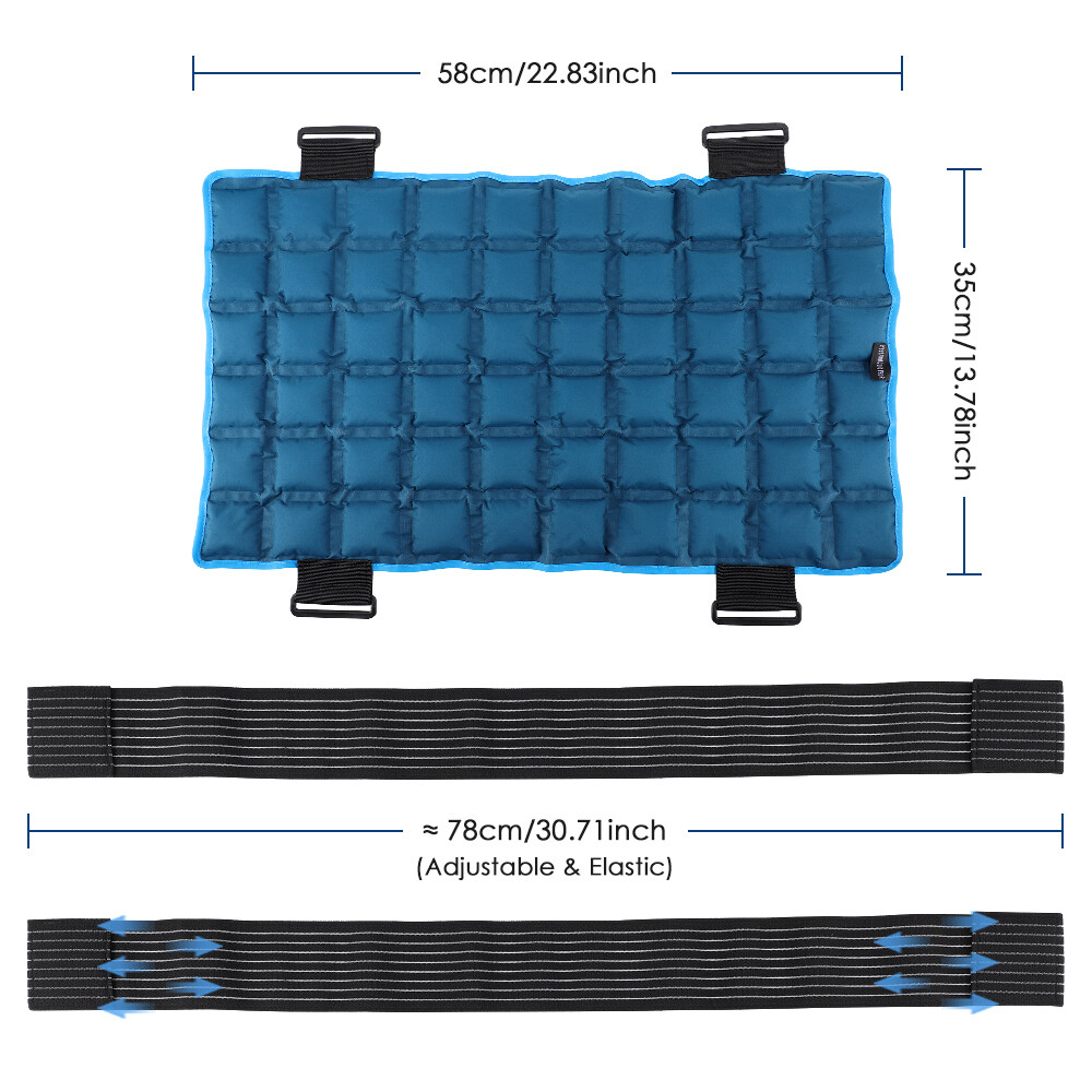 Extra Large Gel Flexible Back Ice Packs for Injuries Reusable 13”x 22” Cold Pack
