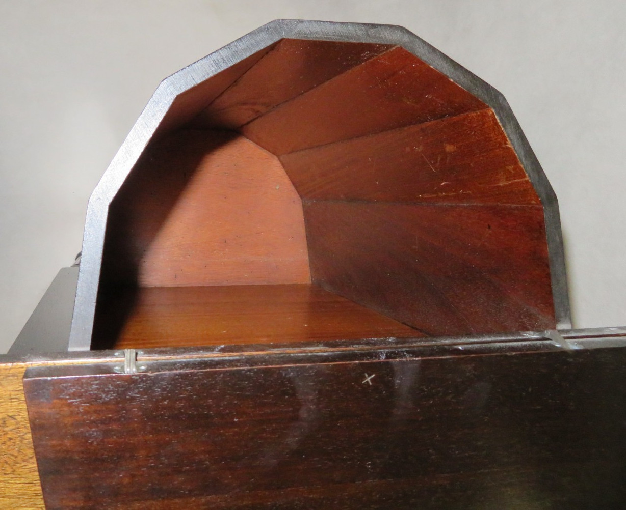 Antique 29" Imperial Solid Mahogany Martha Washington 3-Drawer Sewing Cabinet