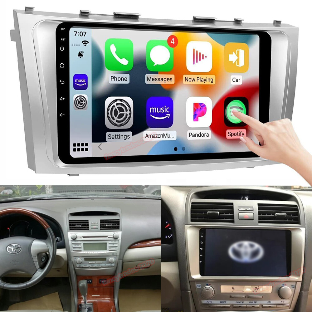 For 2007-2011 TOYOTA CAMRY CAM Android 15 CarPlay Car Stereo Radio GPS Navi WiFi