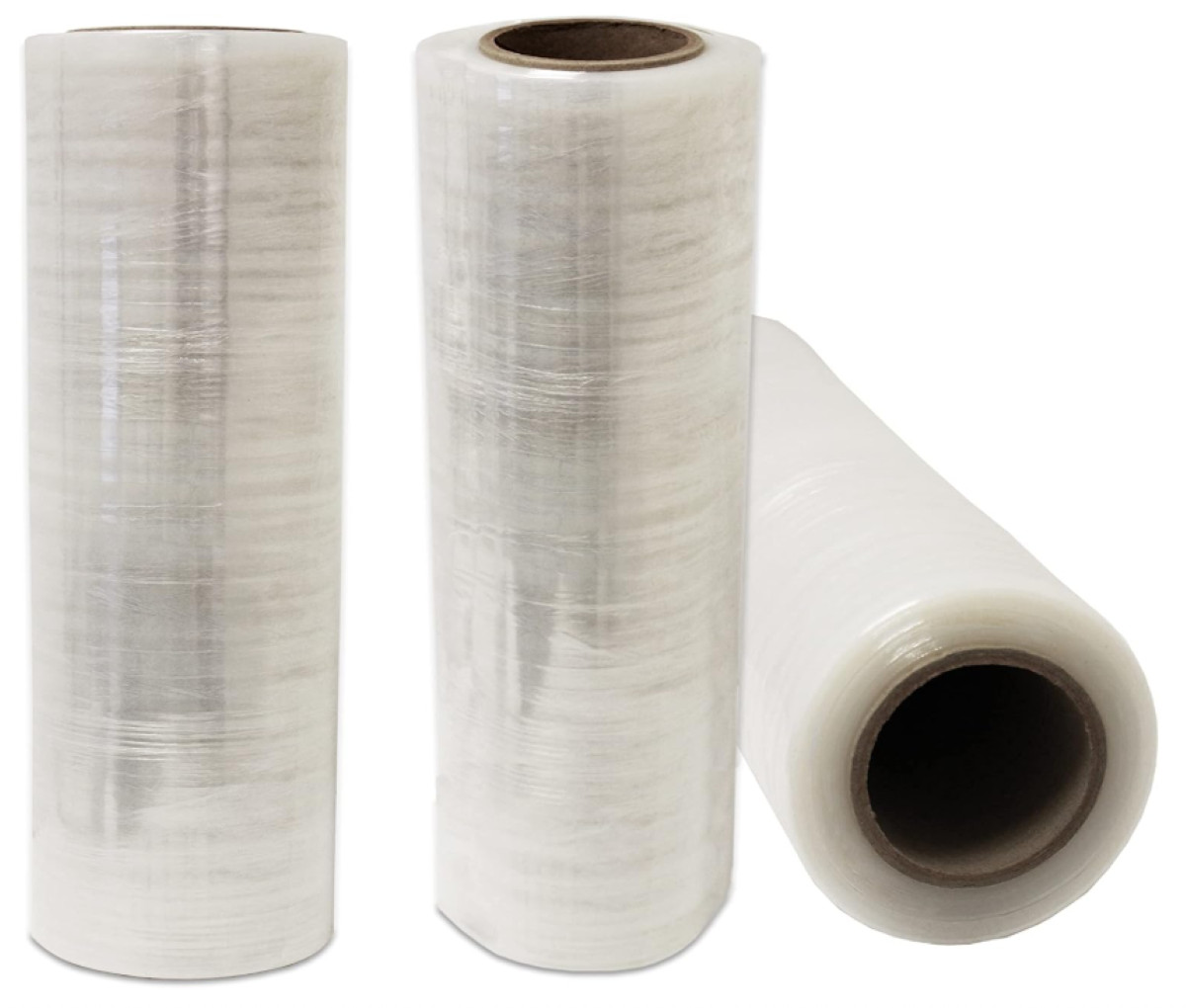 18" x 1500FT Pre-Stretched Pallet Wrap Film Hand Wrap 33 Gauge - 8 Rolls