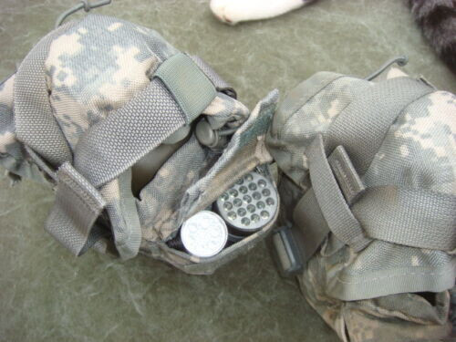 MOLLE II 1 QT Canteen Cover / General Purpose Pouch ACU - 2 Pack EXCELLENT