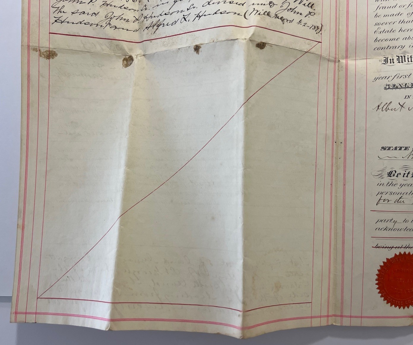 Antique 1865 Deed, 1899 Deed & Mortgage, and 1906 Mortgage Documents - Delaware