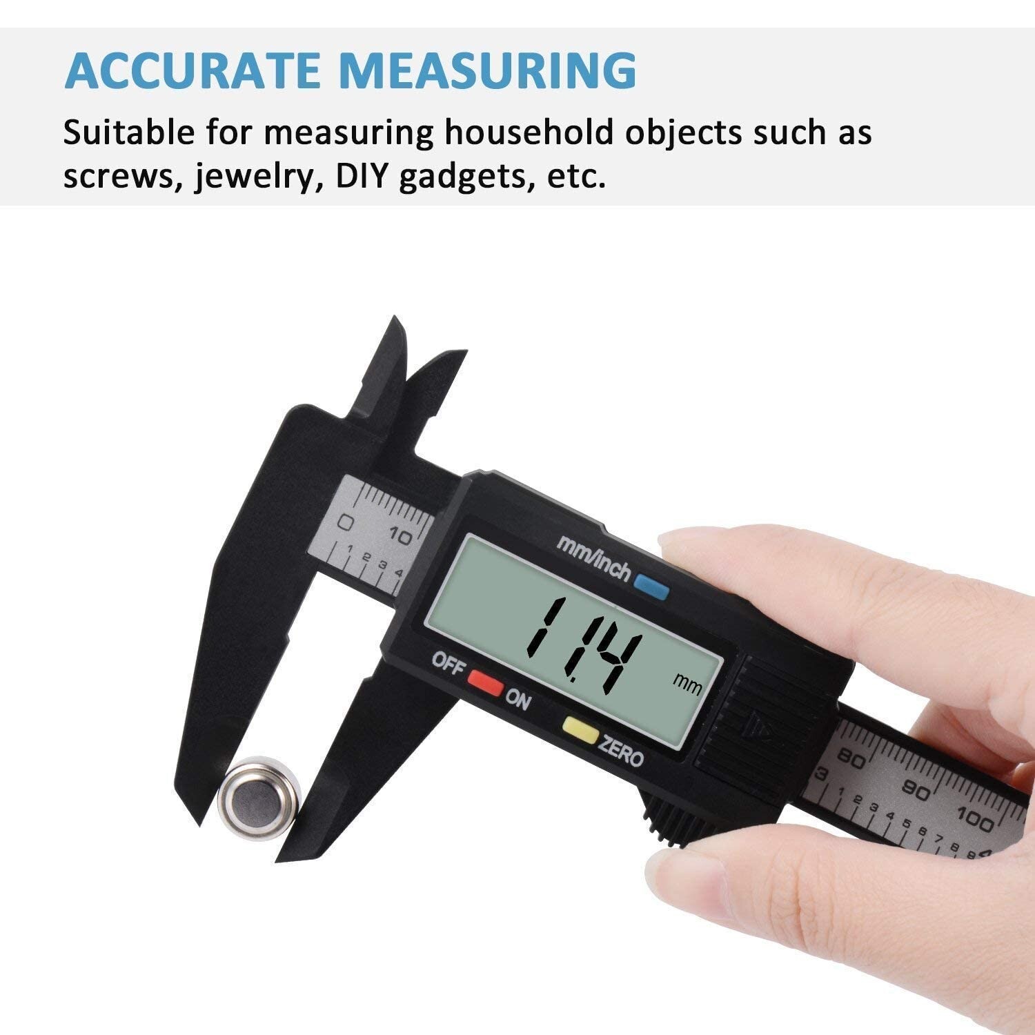 6" 150mm Digital Caliper Micrometer LCD Gauge Vernier Electronic Measuring Tool
