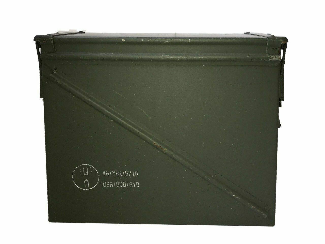 Military 20mm AMMO CAN M548 1500 ROUNDS 7.62 METAL LARGE AMMO CAN Grade 1