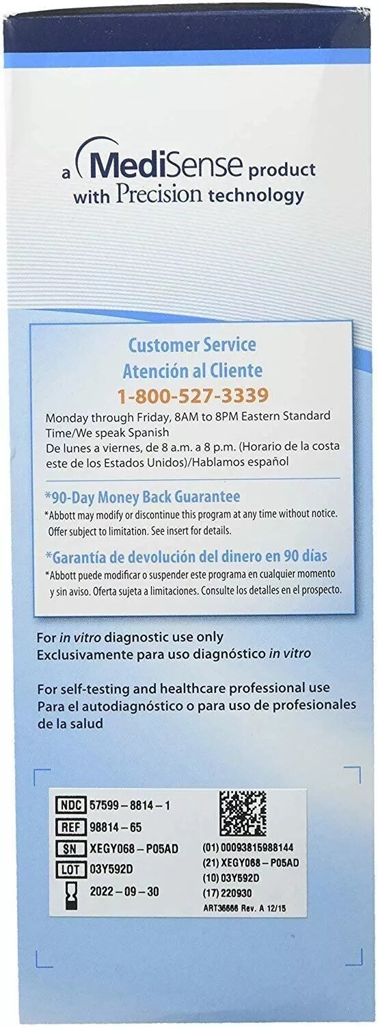 Precision Xtra Blood Glucose & Ketone Monitoring System Simple to Use Meter 1ct