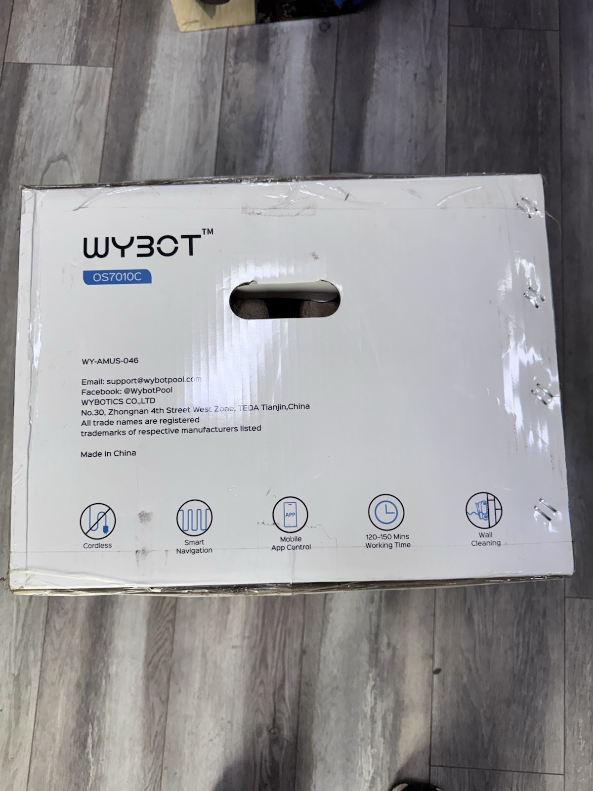 WYBOT C1 Pool Cleaner Wall Climb Cordless Robotic Pool Robot In-Ground Pools NEW