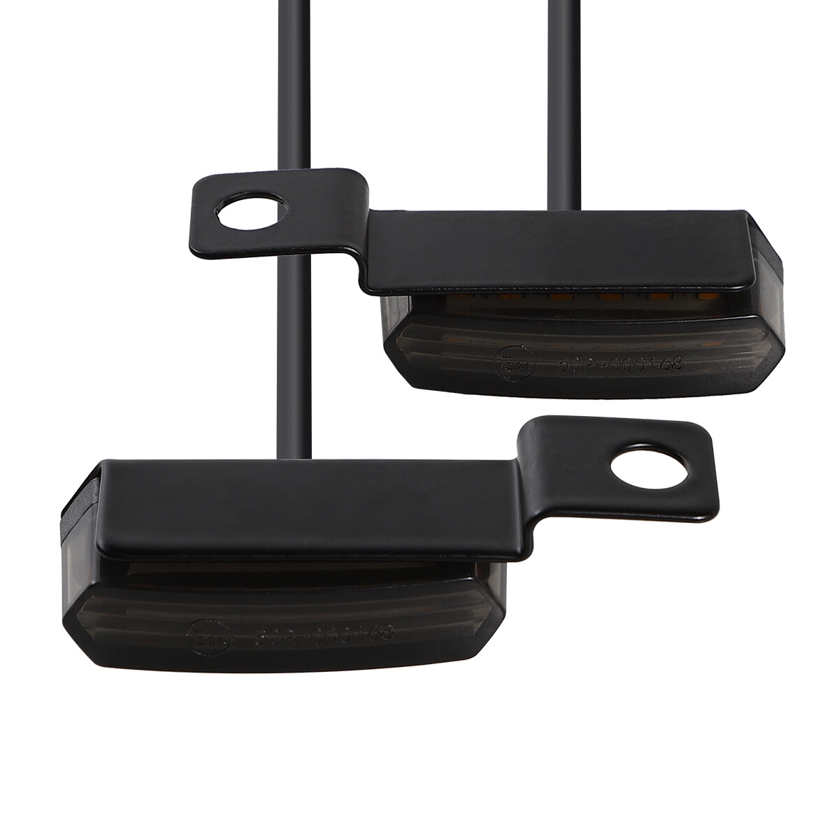 2Pcs Mini Motorcycle LED Turn Signal Blinker Handlebar Light For Harley Davidson