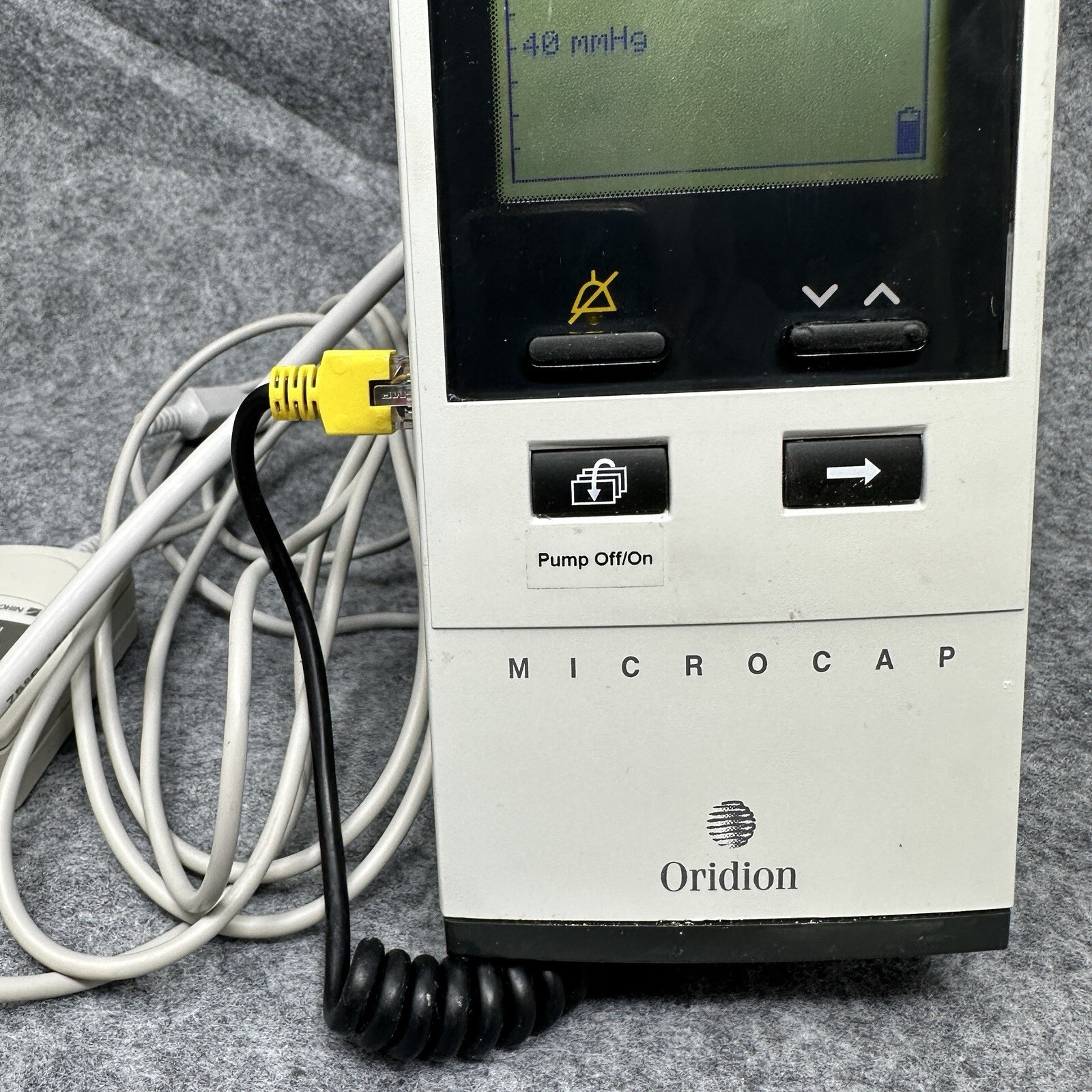 Microstream ETCO2 Capnograph Oridion Microcap Monitor With Mount With Adapter