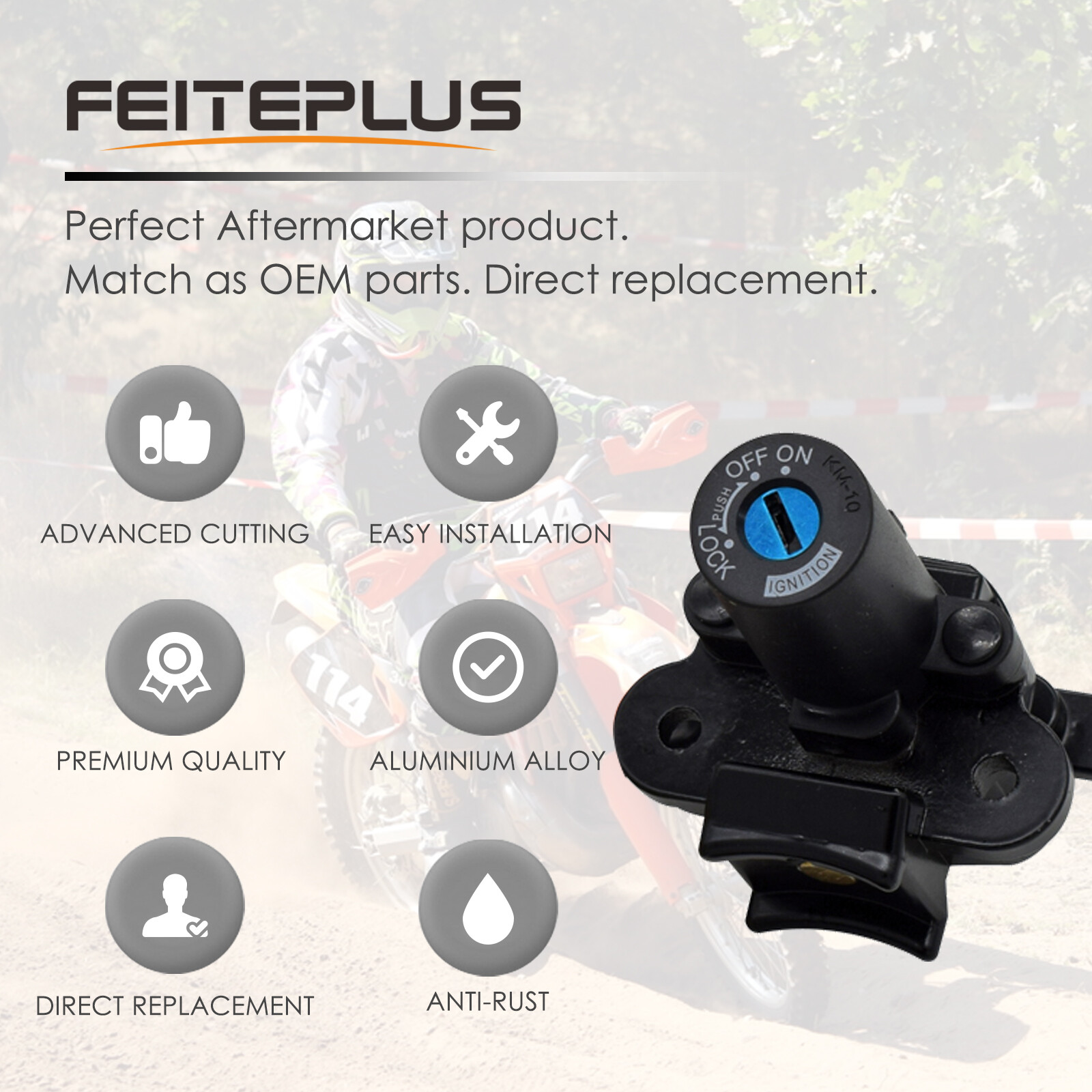 Complete Lock Set for Kawasaki Ninja 250R EX250J 2008-2012 Gas Cap Ignition Key