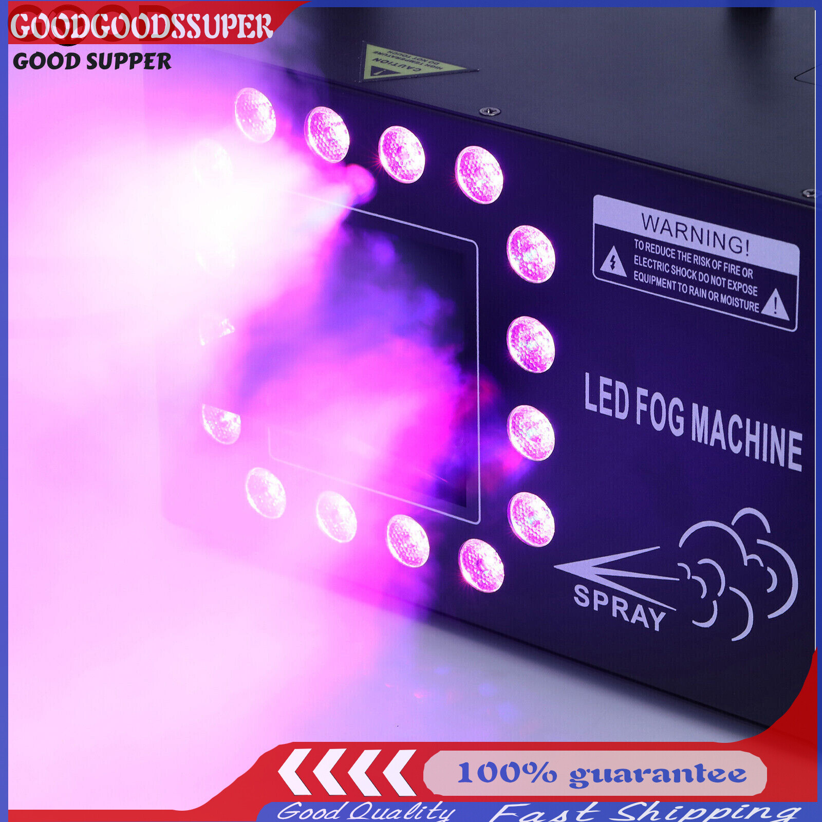 1500W Low Profile Hazer Haze Smoke Machine DMX Theater DJ Party Stage Effect