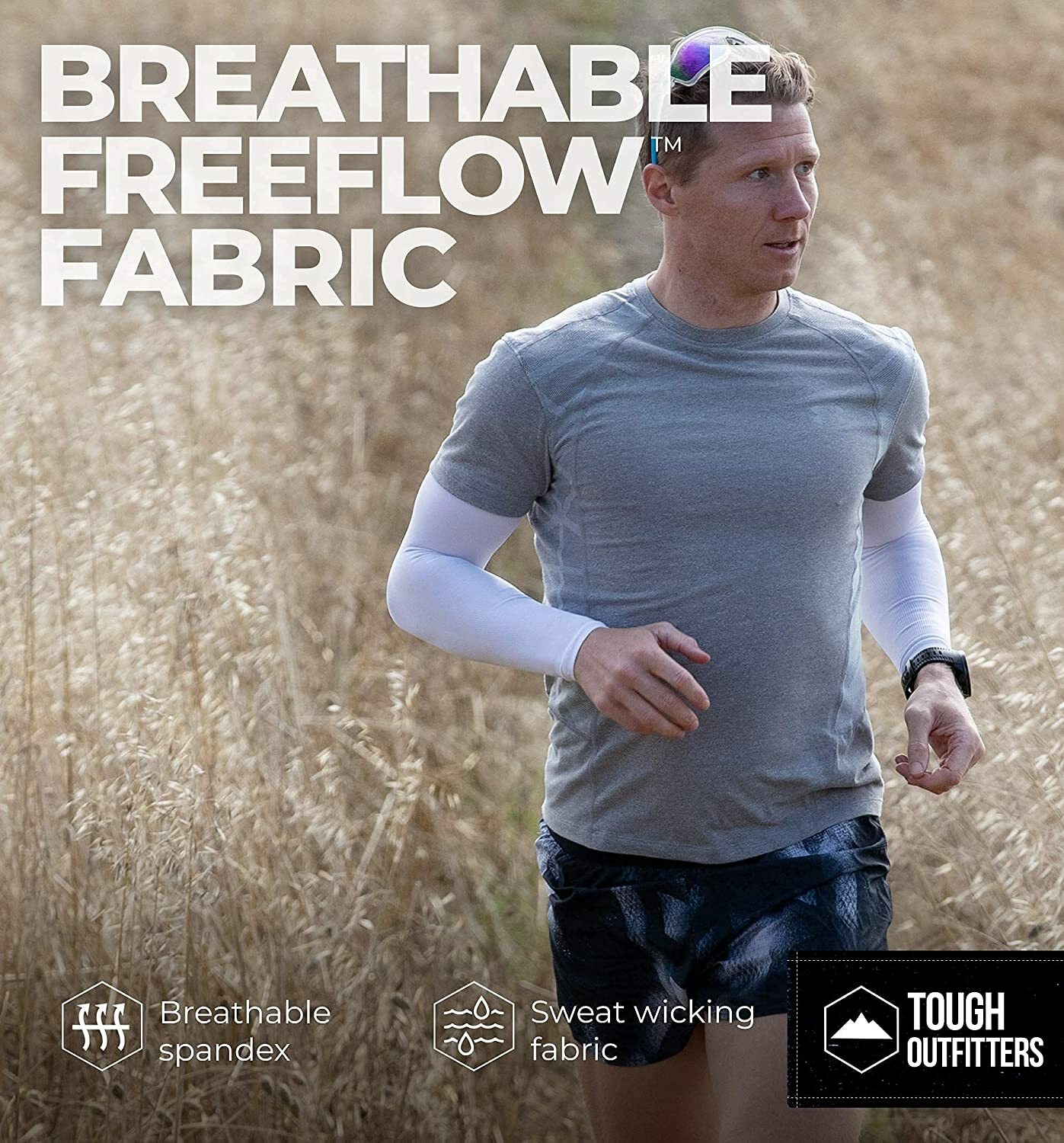 Arm Sleeves for Men Women UPF 50+UV & Sun Protection Cooling Compression Sleeves