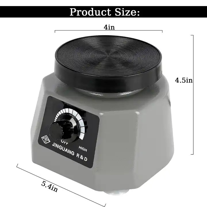 100W Dental Lab 4" Round Plaster Model Vibrator Shaker Gypsum Oscillator Machine