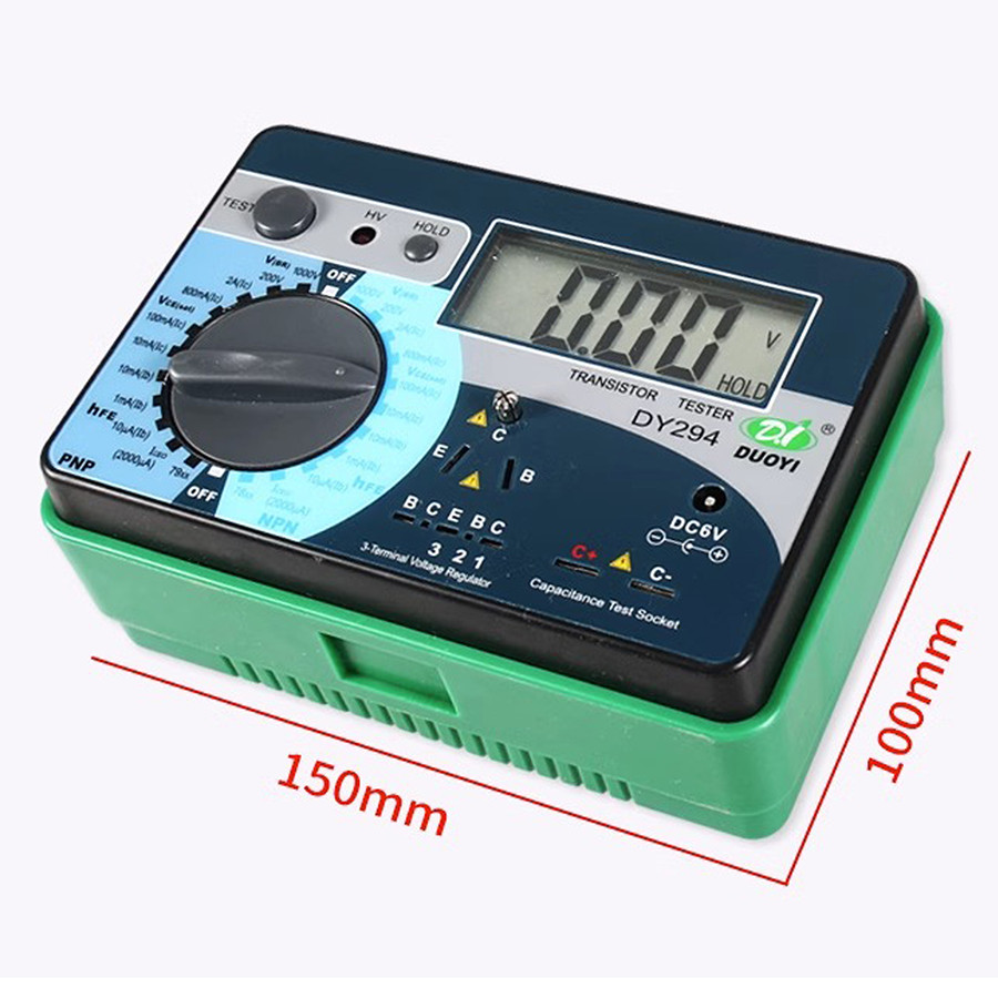 1pc New DUOYI DY294 Digital Transistor DC Parameter Tester US