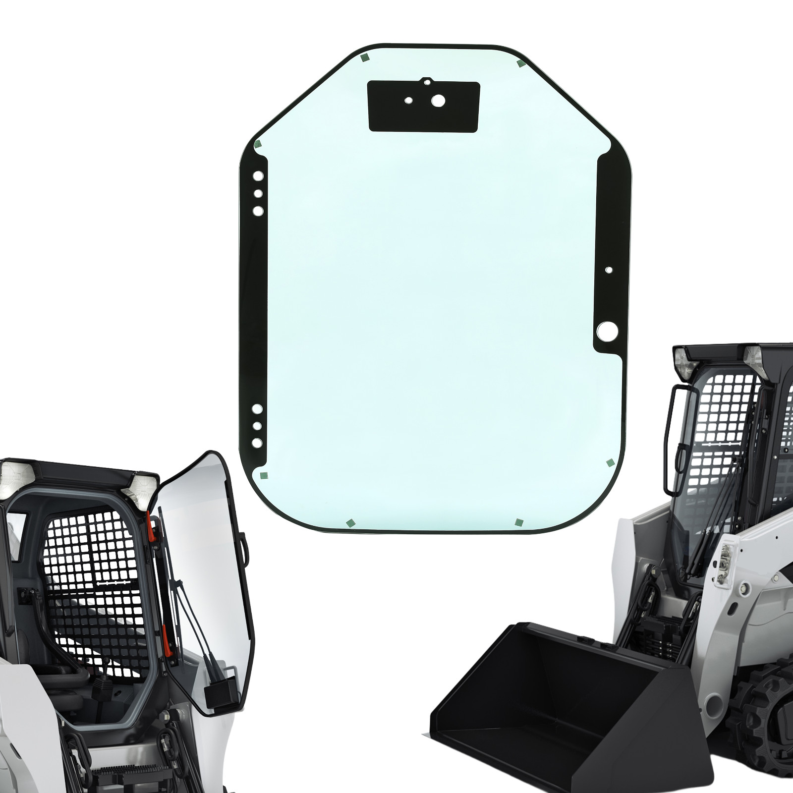 Door Glass Fits Bobcat Skid Steer S650 S750 S770 S850 T550 T590 T630 T650 T750