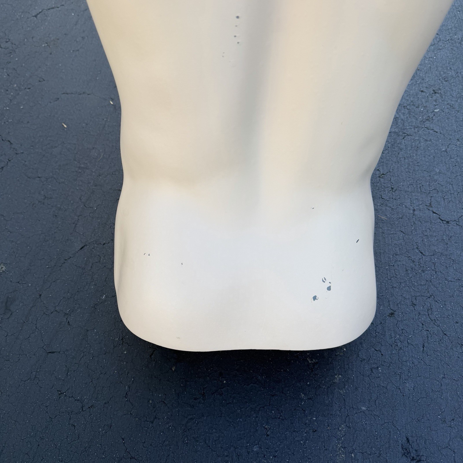 Lady Lulu Vintage Mannequin Torso Head Male Man Muscle Goatee Gold Spike Hair