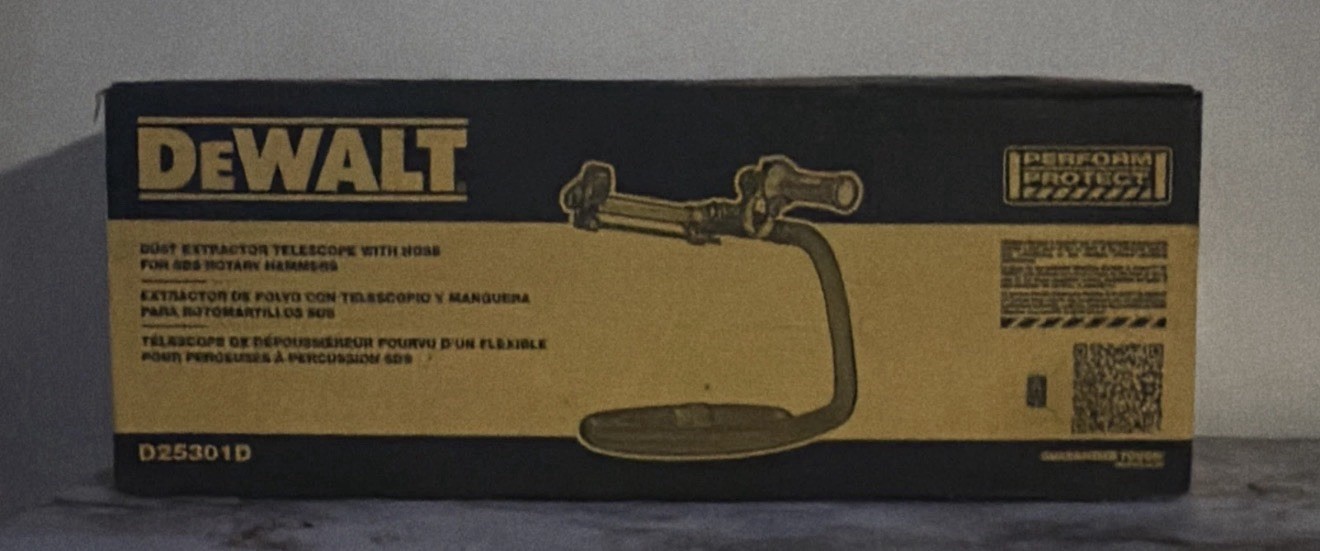 DEWALT D25301D Dust Extractor Telescope w/ Hose for SDS Rotary Hammers