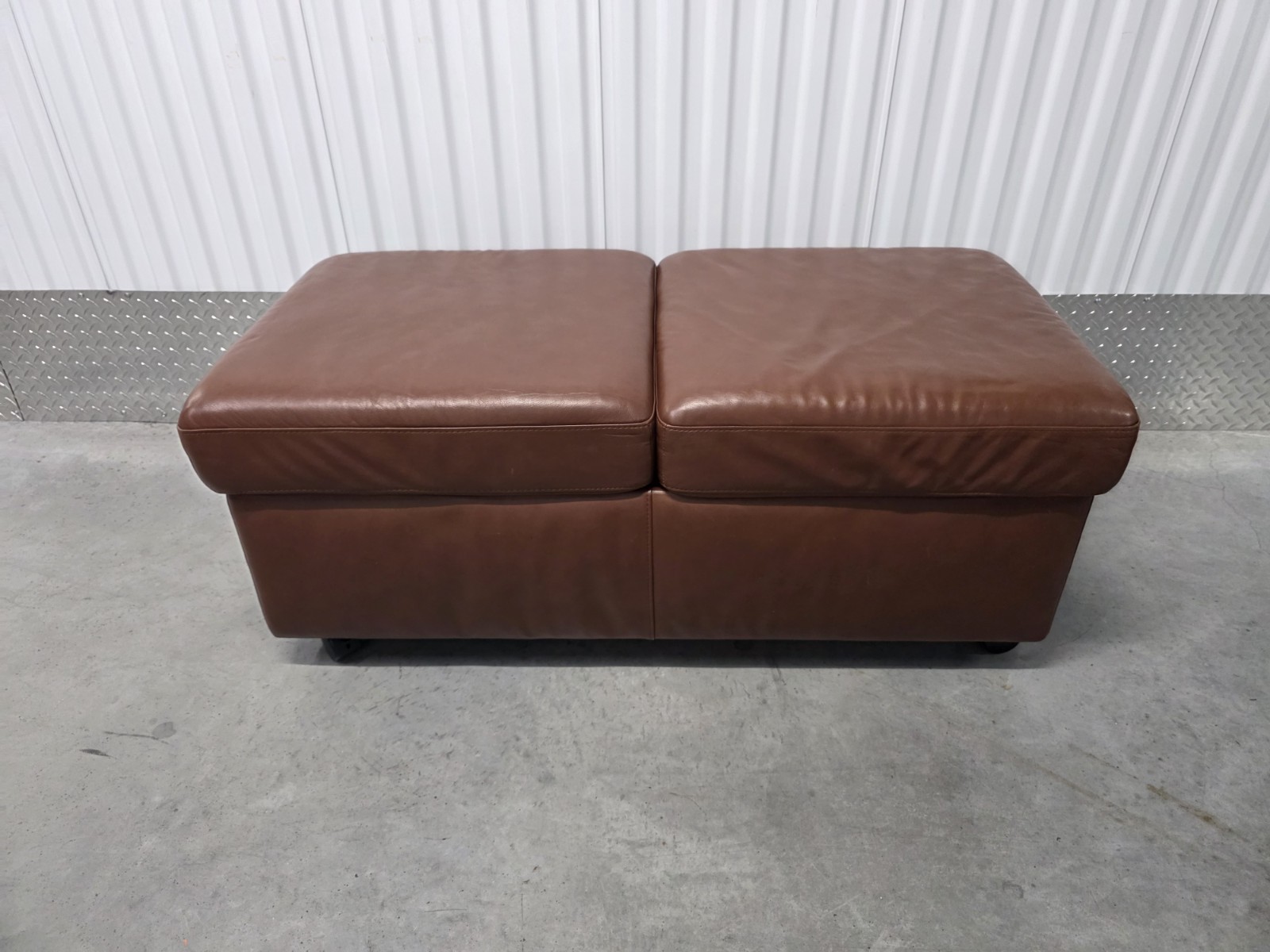 Ekornes Stressless Double Storage Paloma "New Tobacco" Leather Ottoman