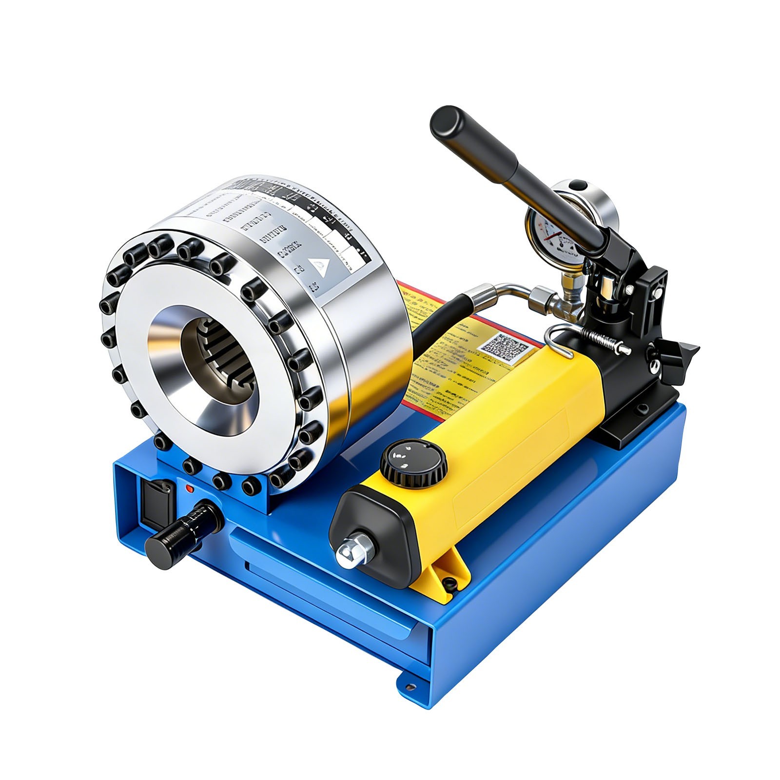 Hydraulic Hose Crimper Pipe Clamping Machine With 8 Sets Dies 10mm-30mm 5600KN